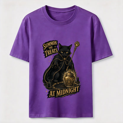 Midnight Treat Summoner Black Cat Tee
