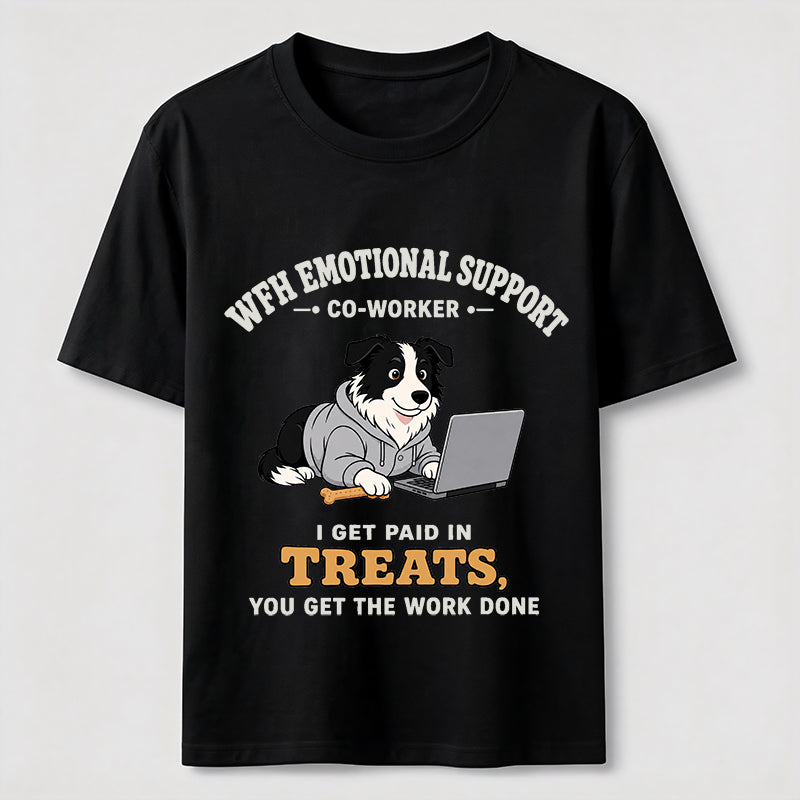 WFH Dog  Funny Emotional Support  T-Shirt