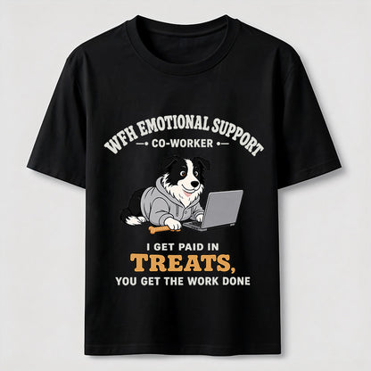 WFH Dog  Funny Emotional Support  T-Shirt
