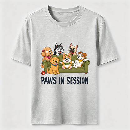Paws In Session Pet Crew Tee