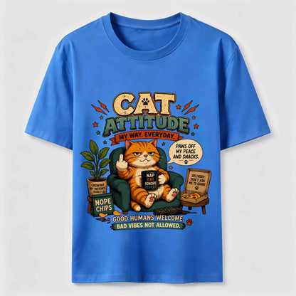 Cat Attitude Graphic Tee