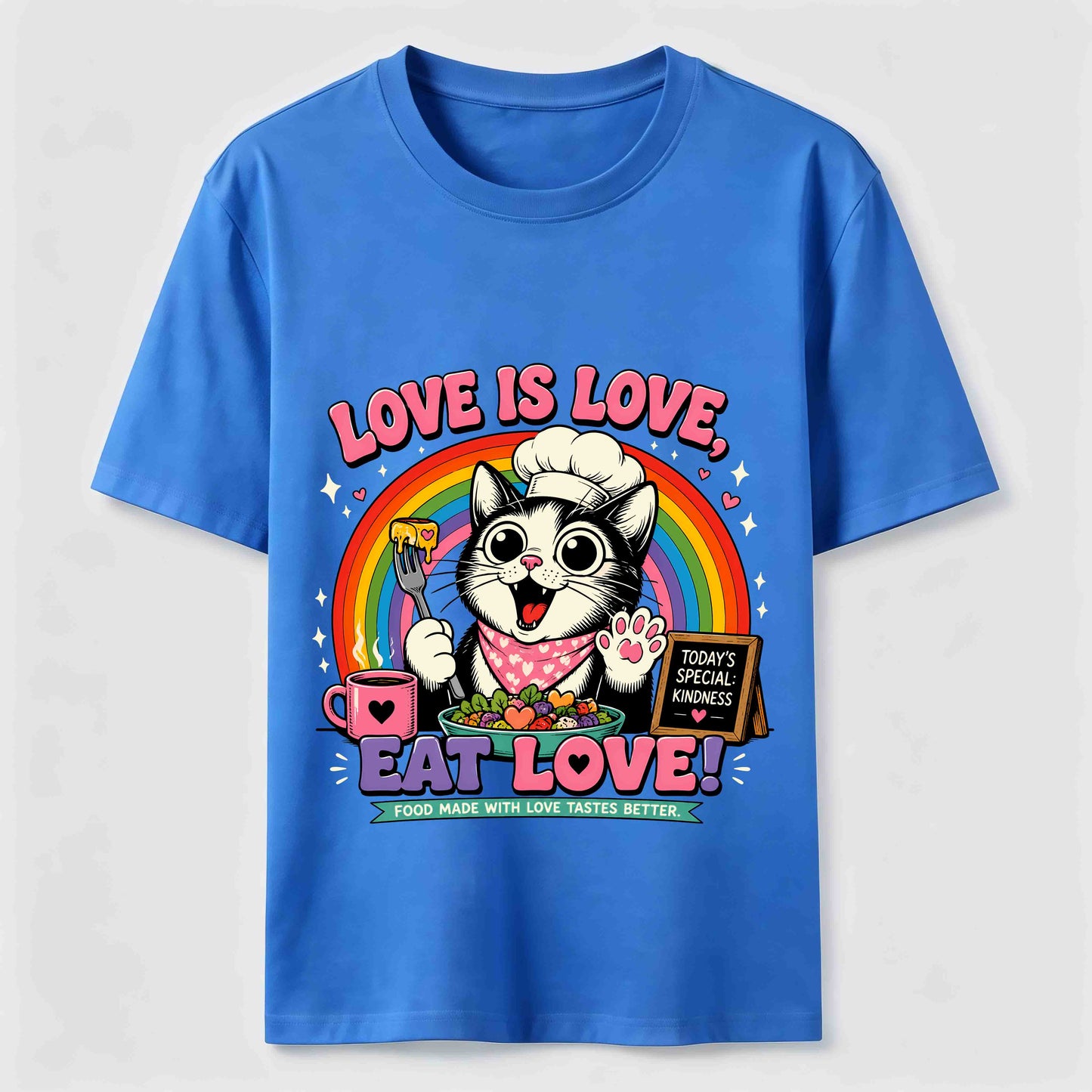 Eat Love Chef Cat Tee