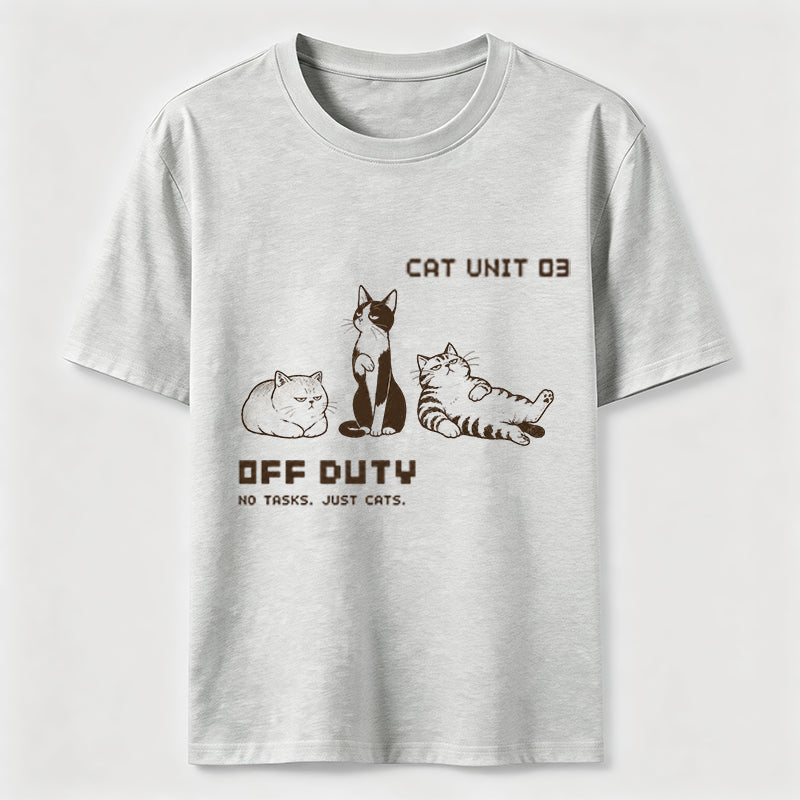 Off Duty Cat Unit Tee