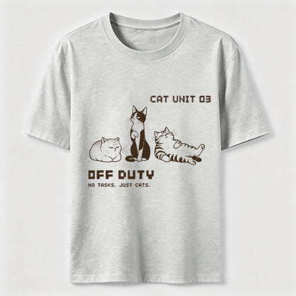 Off Duty Cat Unit Tee