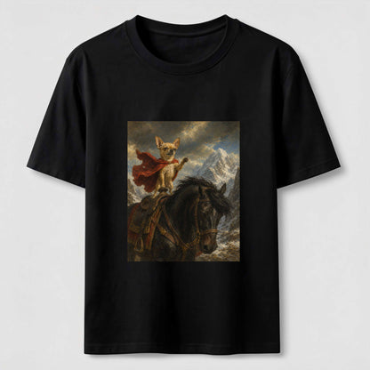 Brave Chihuahua Horseback Tee