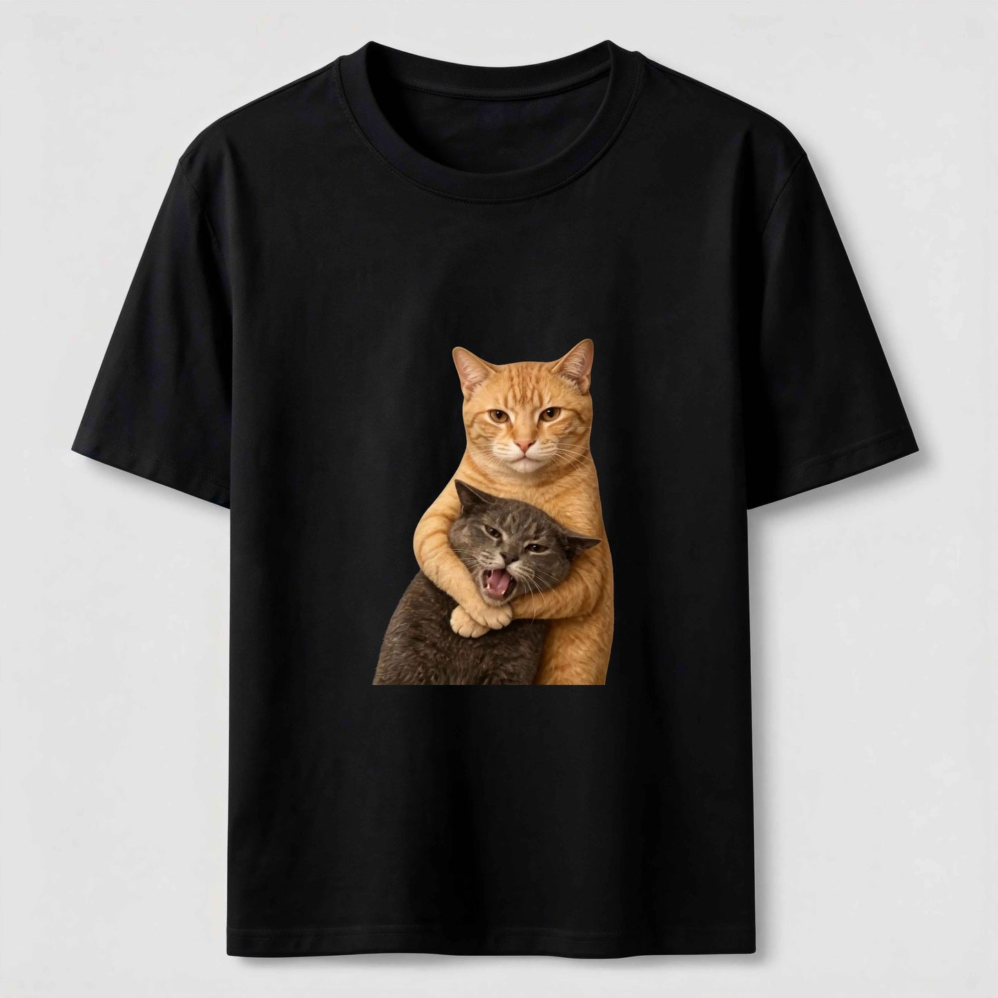 Nobody Messes With My Little Cat Graphic Tee