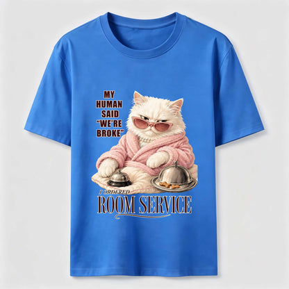 Room Service Luxury Cat T-Shirt