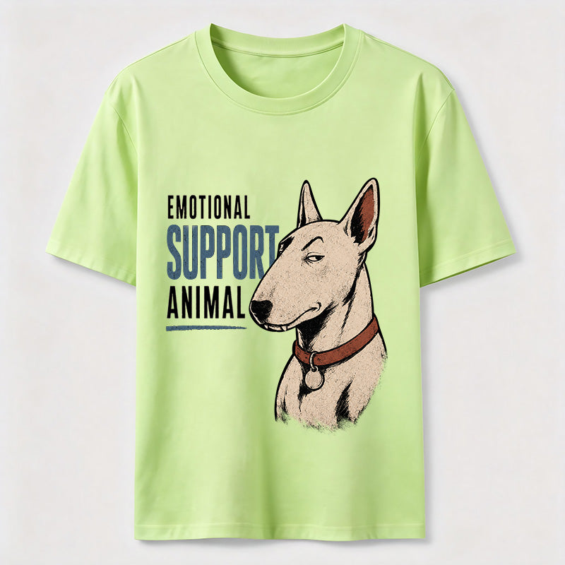 Emotional Support Bull Terrier T-Shirt