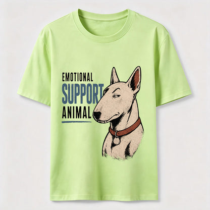 Emotional Support Bull Terrier T-Shirt