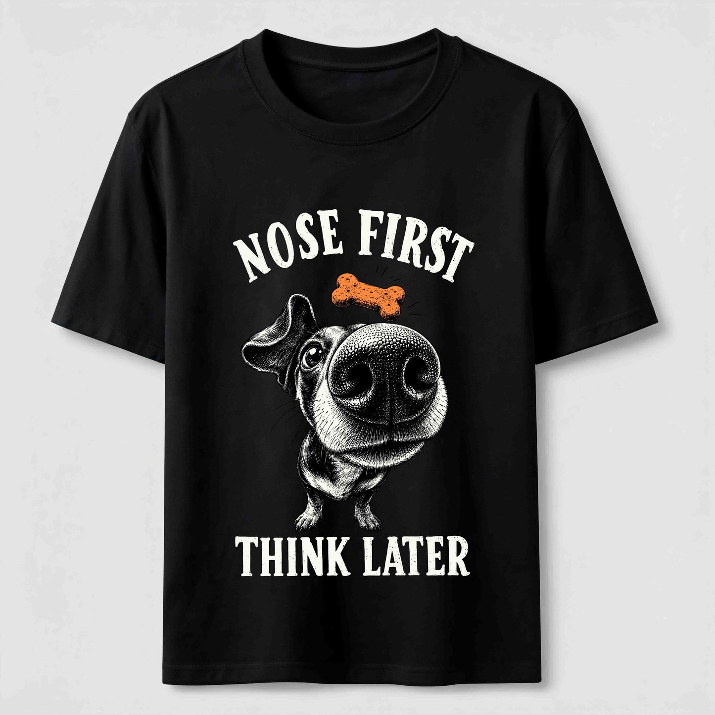 Nose First Dog Tee