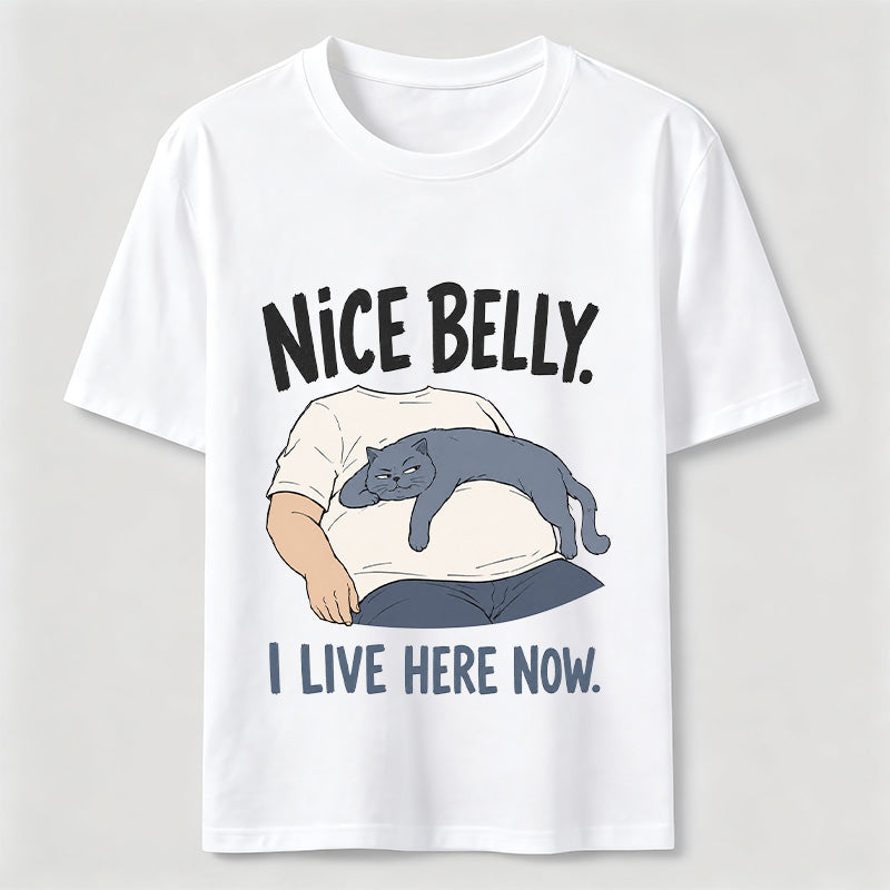 Belly Tenant Cat T-Shirt
