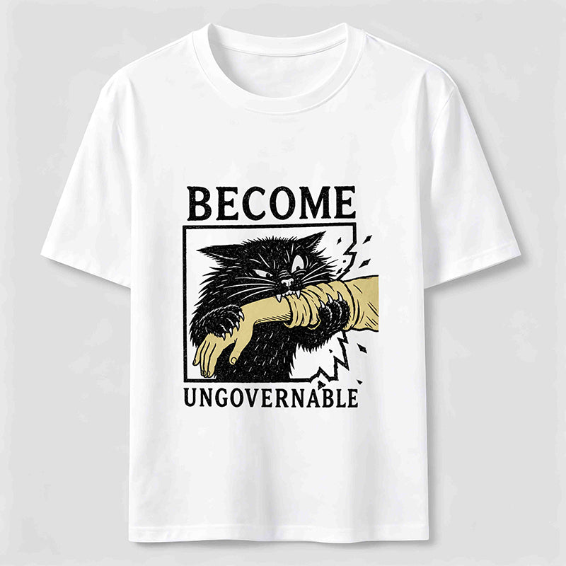 Become Ungovernable Chaotic Cat T-Shirt