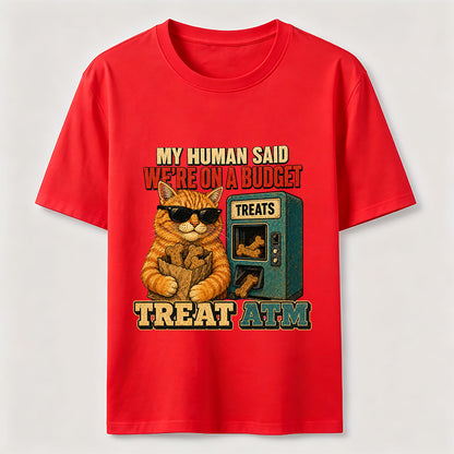 Cat Treat Dispenser Humor T-Shirt
