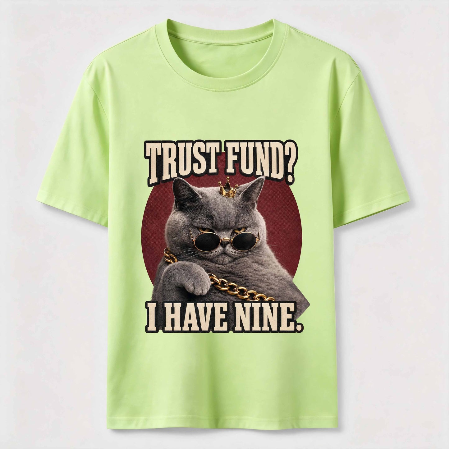 Trust Fund Nine Lives Cat Tee