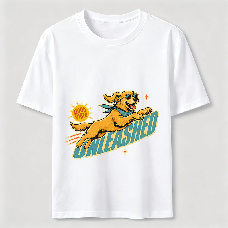 Golden Retriever Unleashed Tee