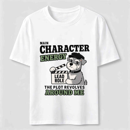 Main Character Dog Funny Schnauzer T-Shirt