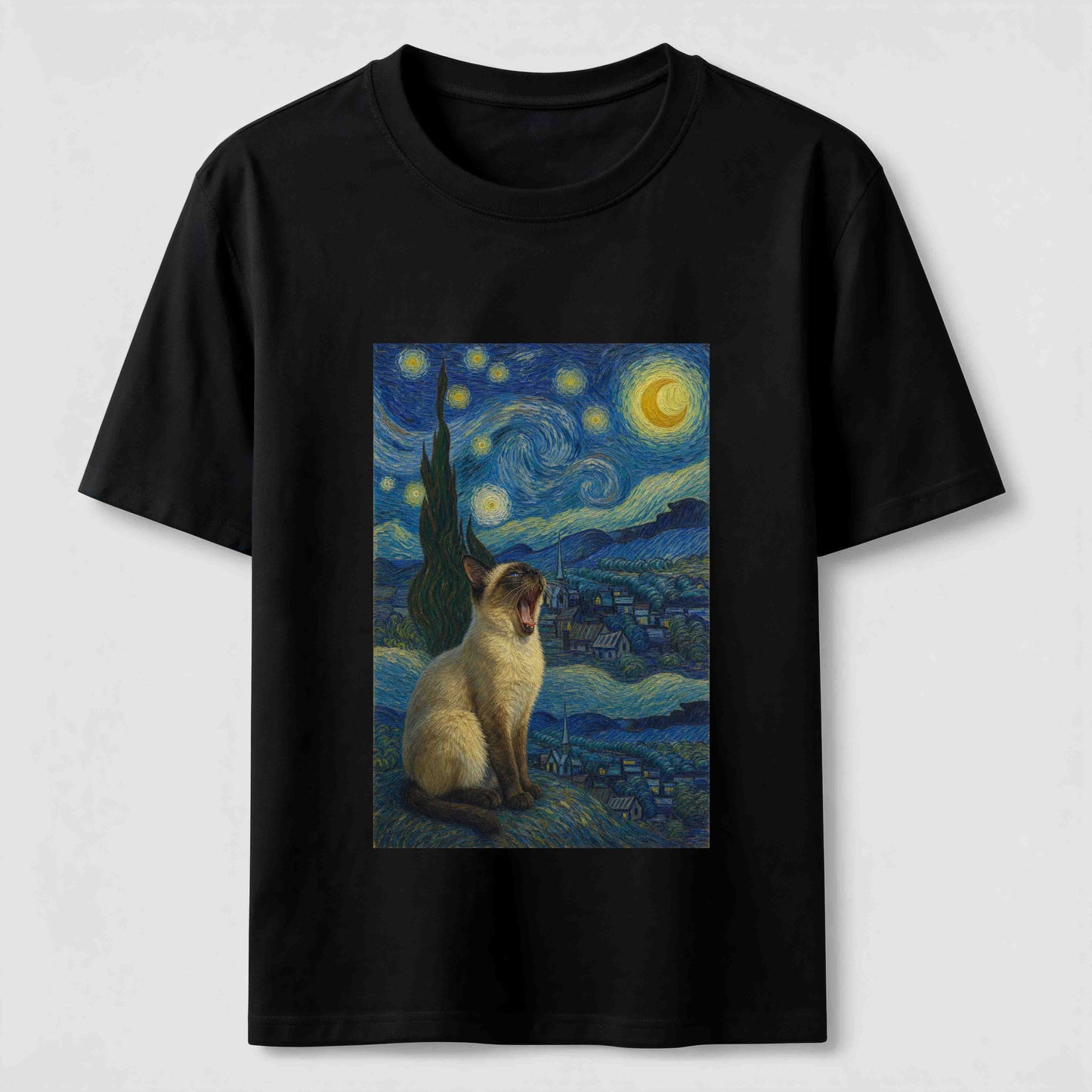 The Cat Who Recreated Starry Night