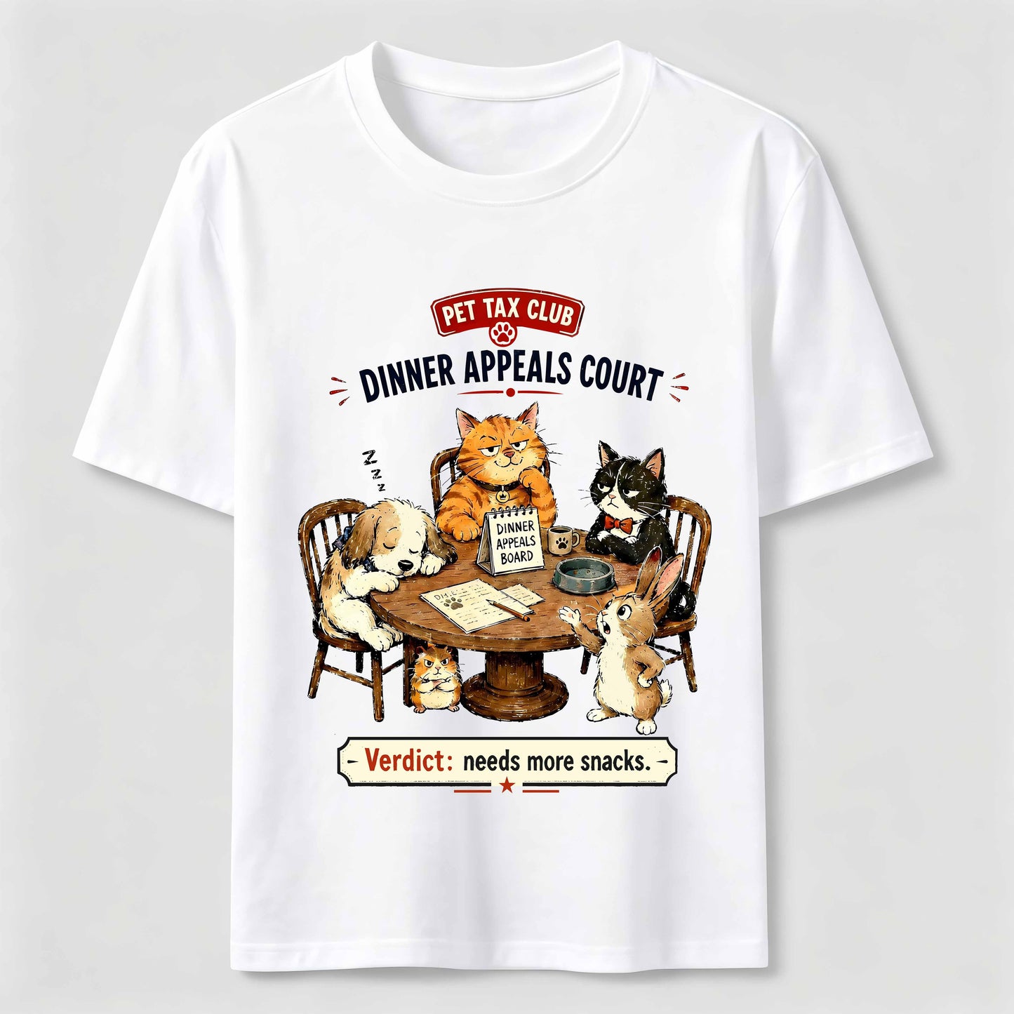 Pet Dinner Review Board T-Shirt