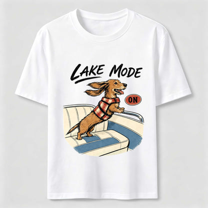 Lake Mode Dachshund Dog Tee