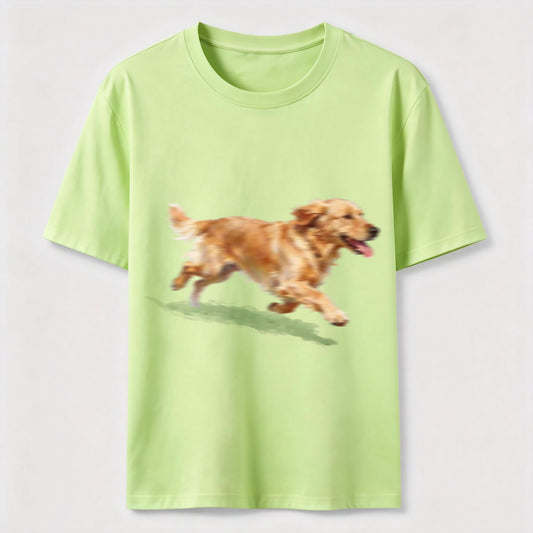 Running Golden Retriever T-Shirt