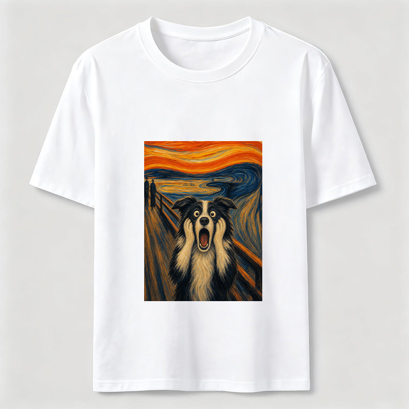 Scream Dog Art Graphic Tee