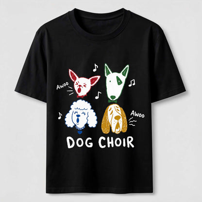 Dog Choir Funny Graphic Tee