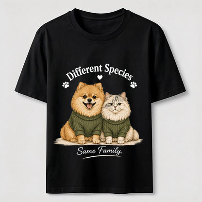 Different Species Same Family T-Shirt