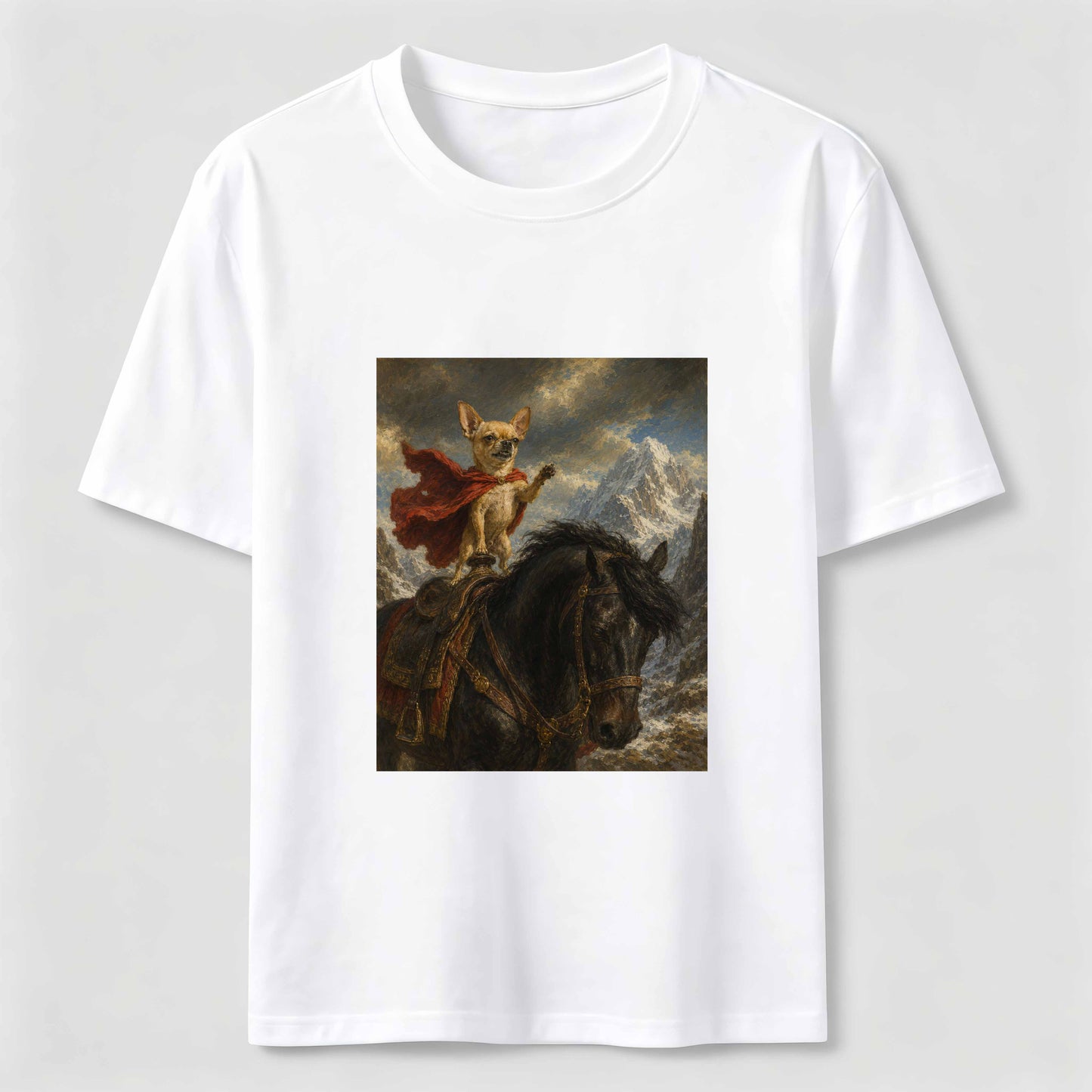 Brave Chihuahua Horseback Tee
