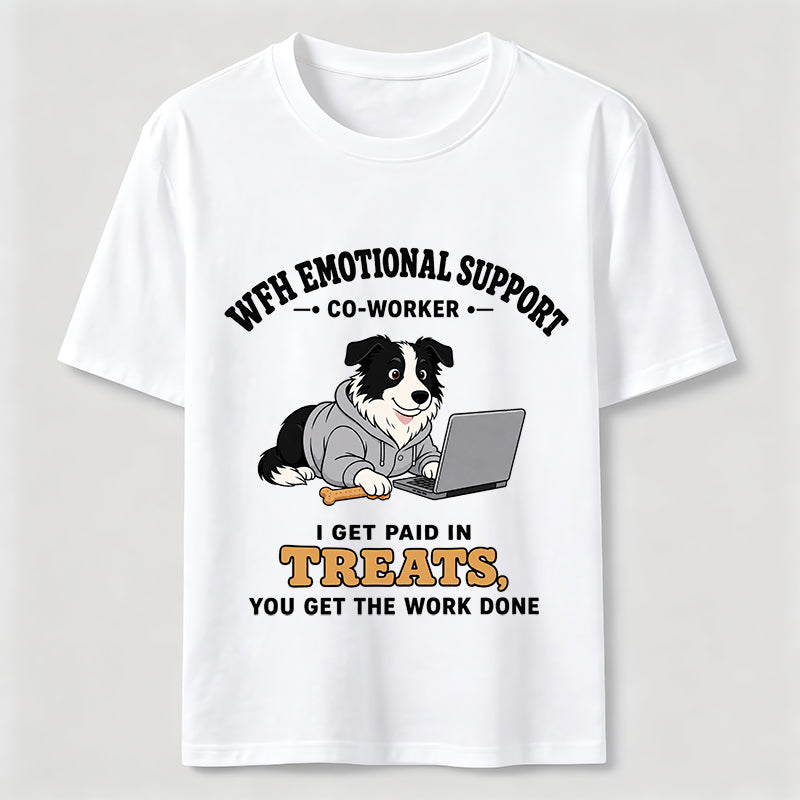 WFH Dog  Funny Emotional Support  T-Shirt
