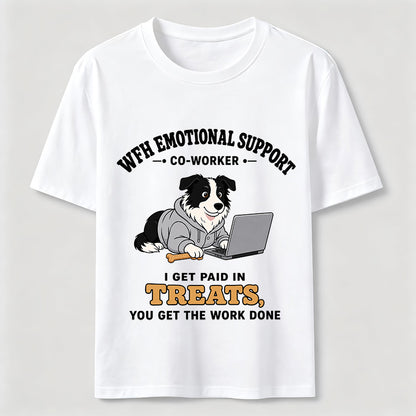 WFH Dog  Funny Emotional Support  T-Shirt