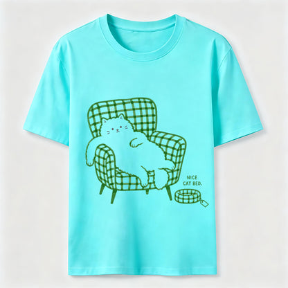 Reserved For The Lazy Cat Lover Graphic Tee