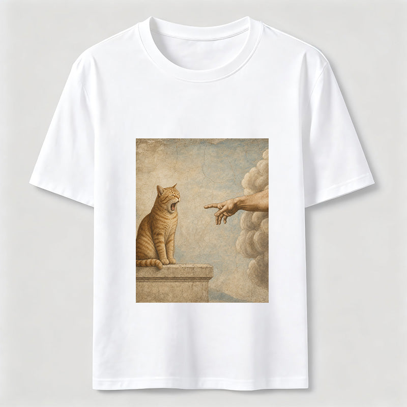 Creation Of Cat Art Tee