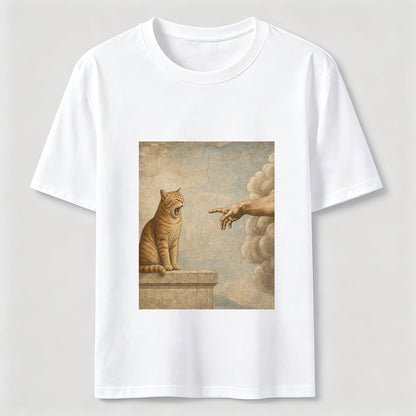 Creation Of Cat Art Tee