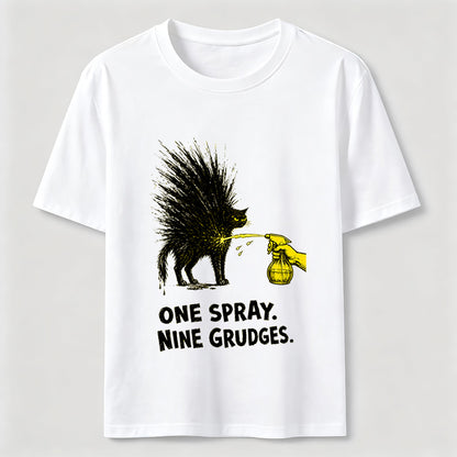 One Spray Nine Grudges Cat Tee