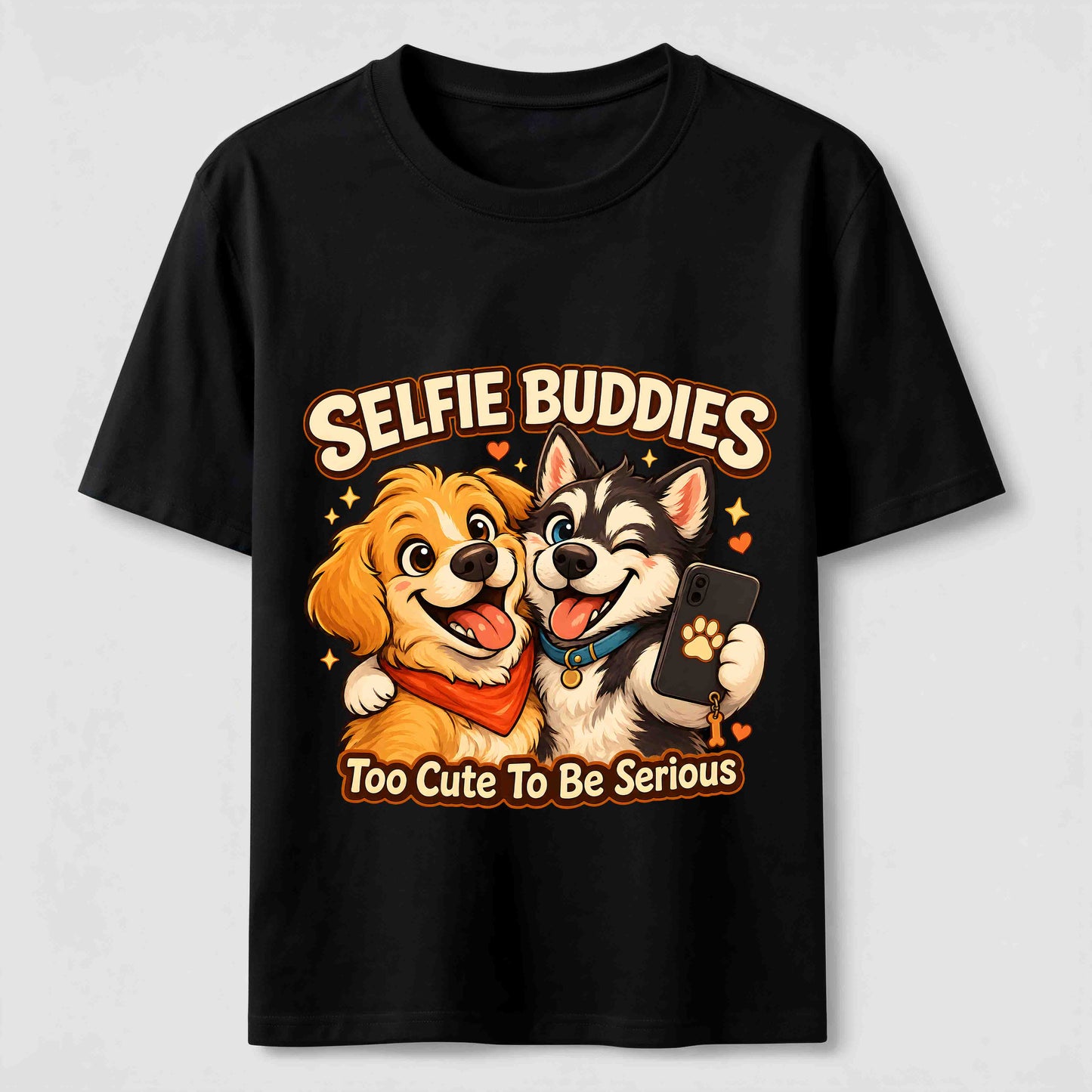 Selfie Buddies Dog T-Shirt