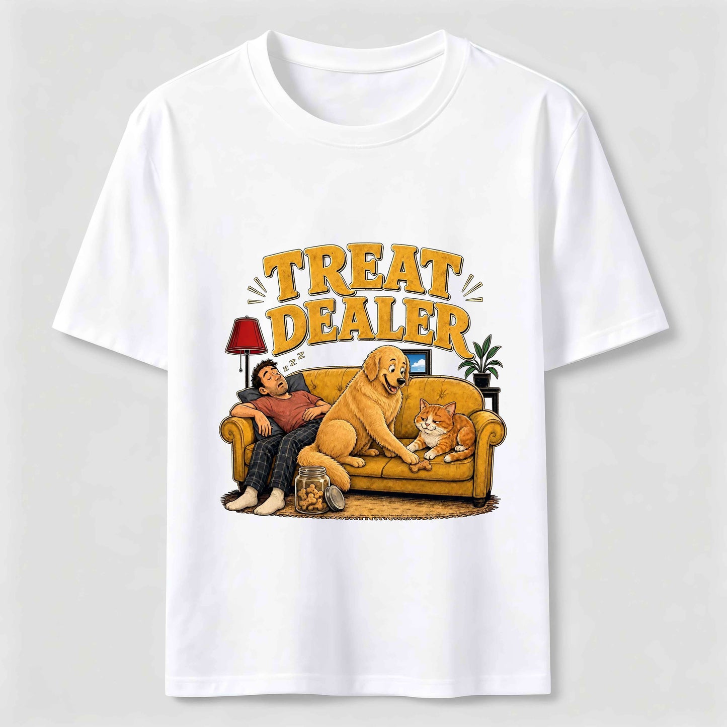 Funny Dog & Cat Parent Graphic Tee for Pet Lovers