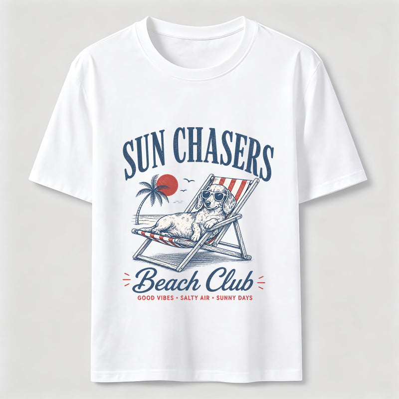 Sun Chasers Beach Dog Tee