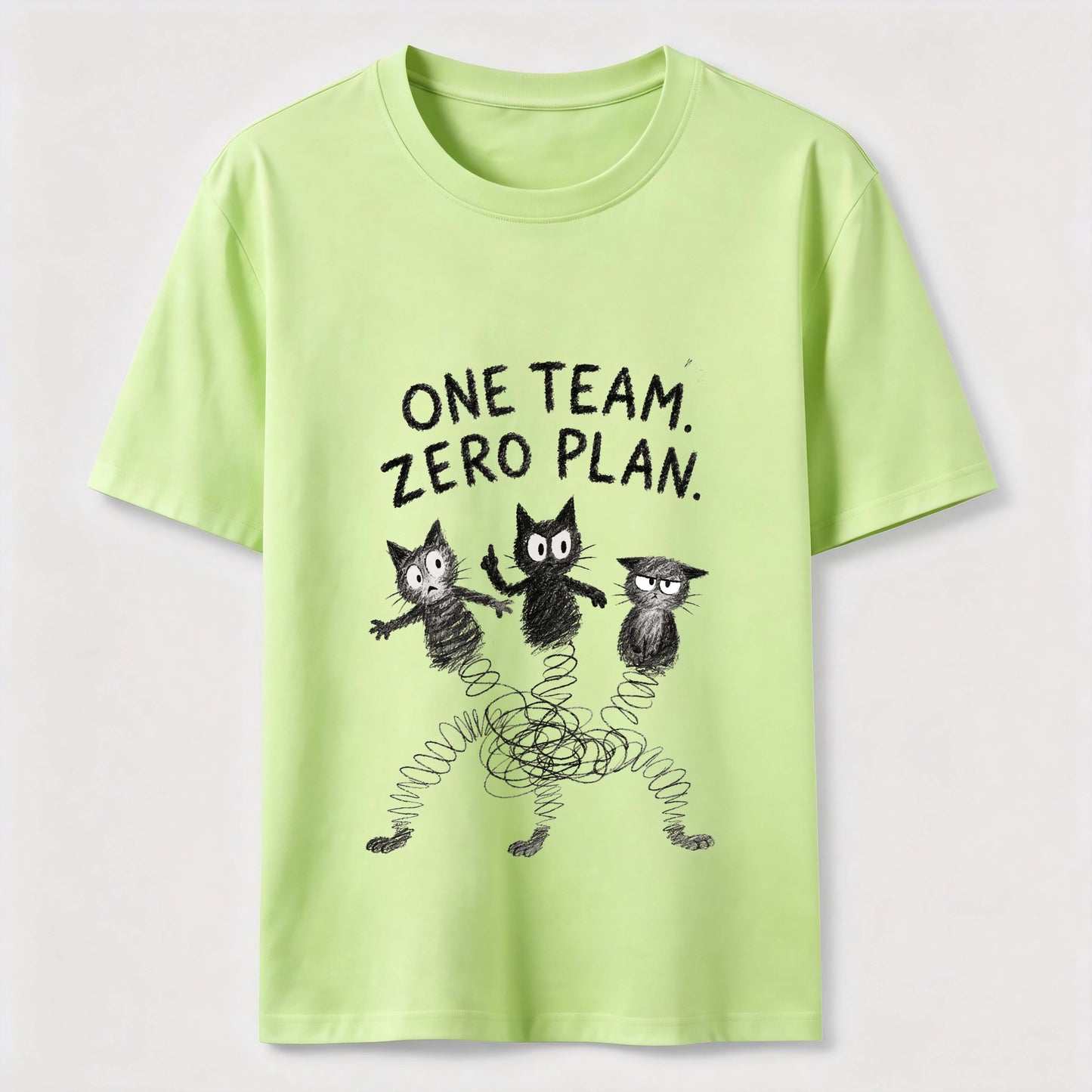 One Team Zero Plan Cat Tee