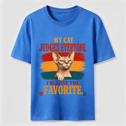 My Cat Judges Everyone Tee