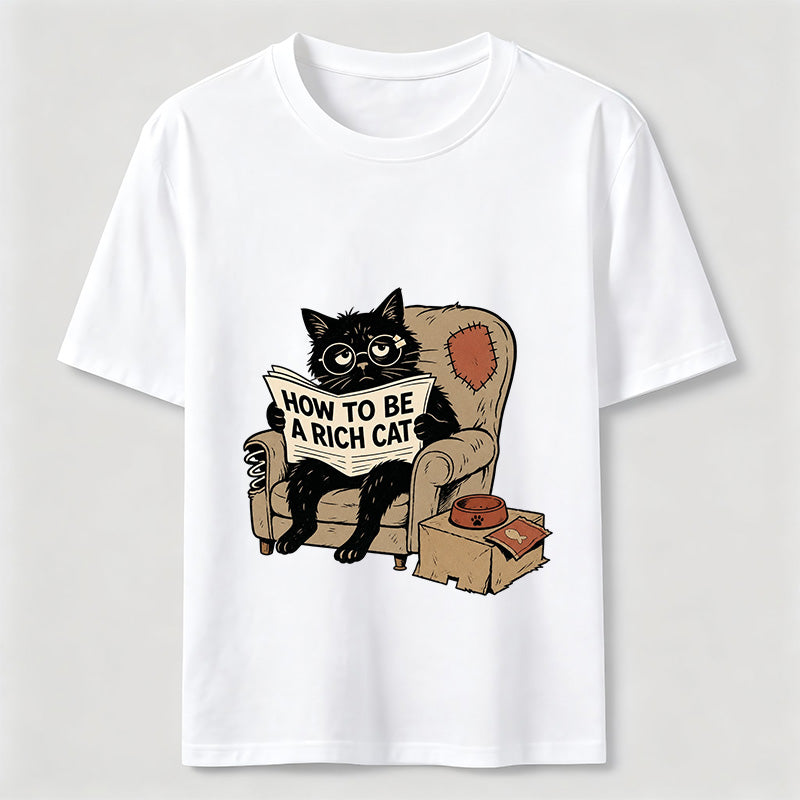 How to Be a Rich Cat T-Shirt
