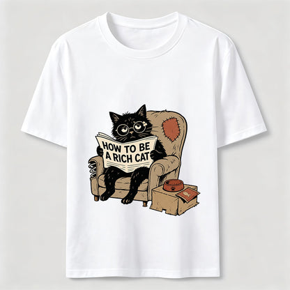 How to Be a Rich Cat T-Shirt
