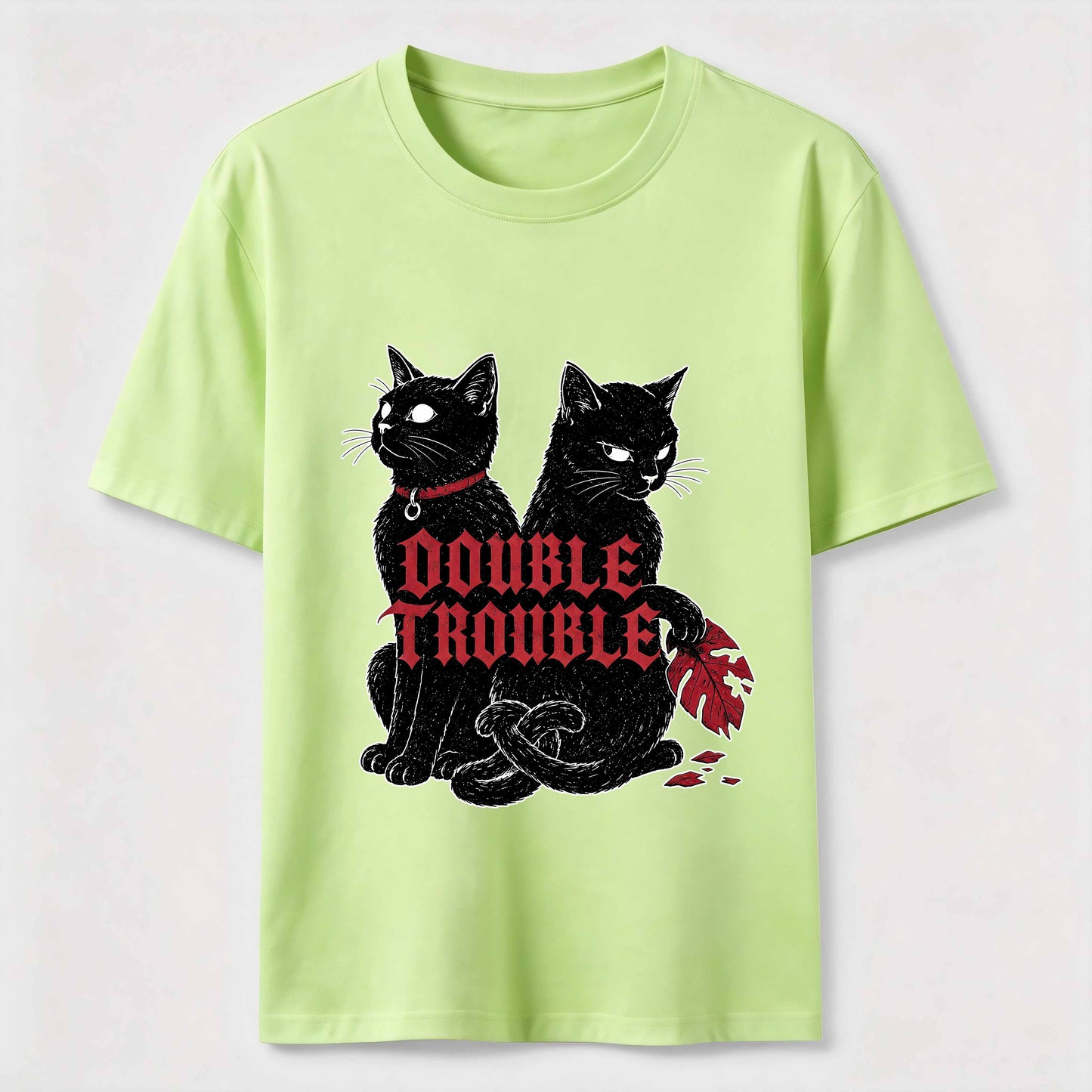 Double Trouble Black Cat Tee