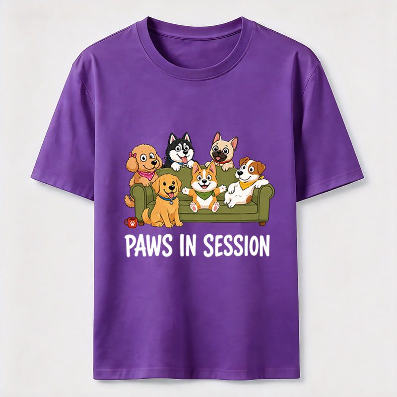 Paws In Session Pet Crew Tee
