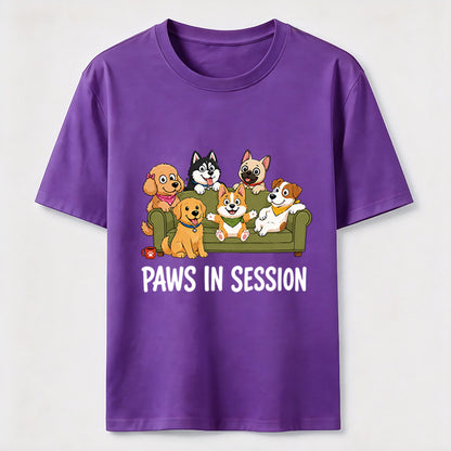Paws In Session Pet Crew Tee