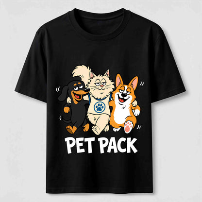 Pet Pack Dog And Cat Tee