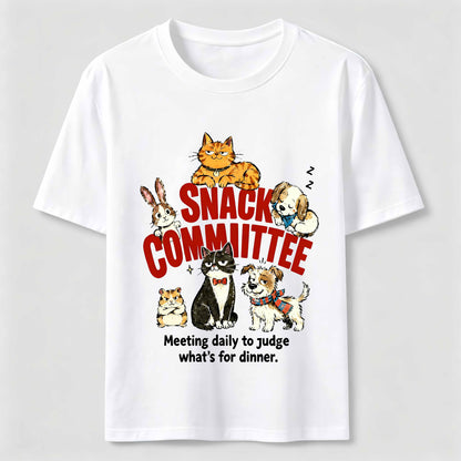 Pet Dinner Committee Humor T-Shirt