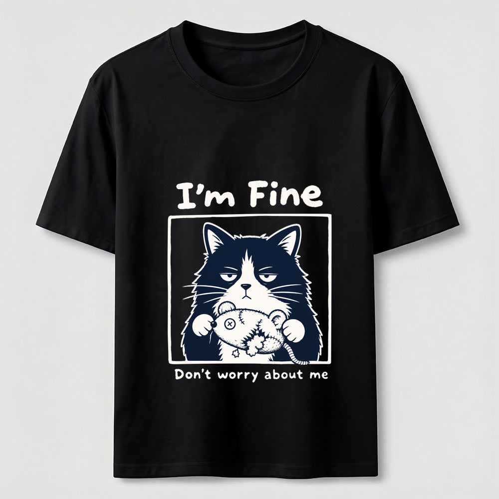 I'm Fine Grumpy Cat T-Shirt