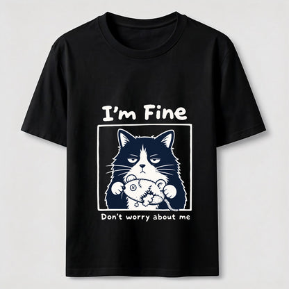 I'm Fine Grumpy Cat T-Shirt