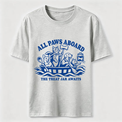 All Paws Aboard Pet Crew T-Shirt