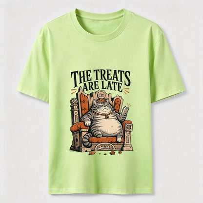 The Treats Are Late Cat Tee